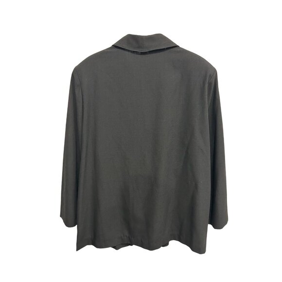 Sag Harbor Single Button Blazer Jacket Black Sz 20W Career Professional Office - Picture 2 of 9